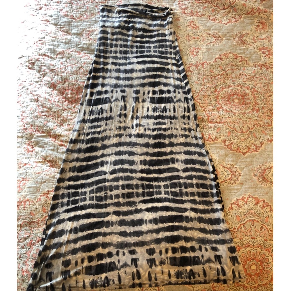 Tie-dye maxi skirt